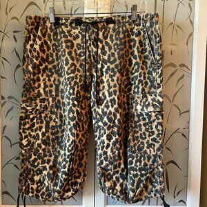 Lucky Brand Leopard Print Utility Pants 12